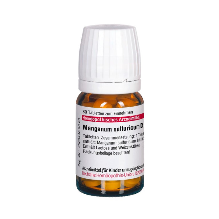 Manganum sulfuricum D6 DHU Tabletten, 80 St. Tabletten