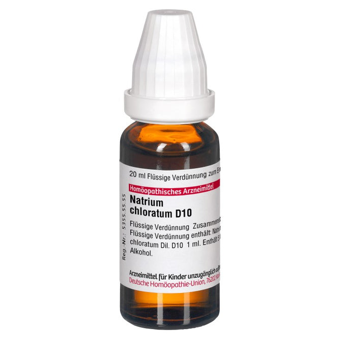 DHU Natrium chloratum D10 Dilution, 20 ml Lösung