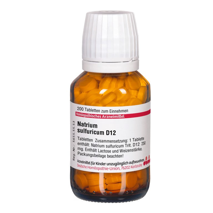 DHU Natrium sulfuricum D12 Tabletten, 200 St. Tabletten