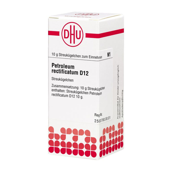 DHU Petroleum rectificatum D 12 Streukügelchen, 10 g Globuli