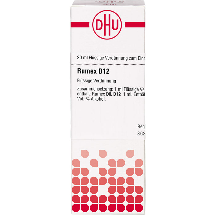 DHU Rumex D12 Dilution, 20 ml Lösung
