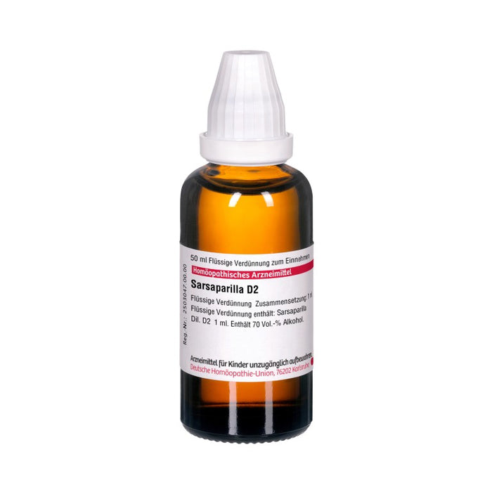 DHU Sarsaparilla D2 Dilution, 50 ml Lösung