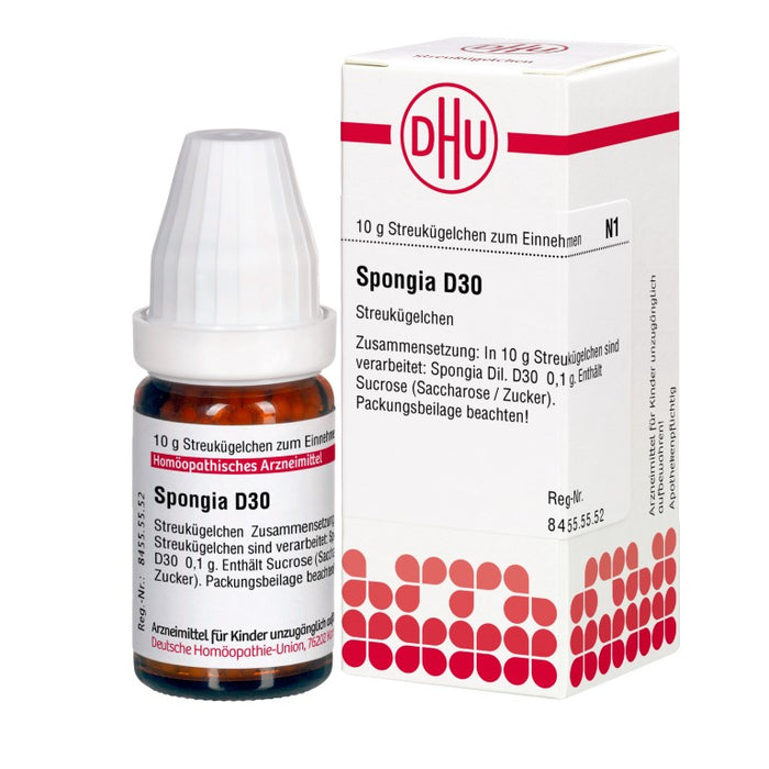 DHU Spongia D30 Streukügelchen, 10 g Globuli