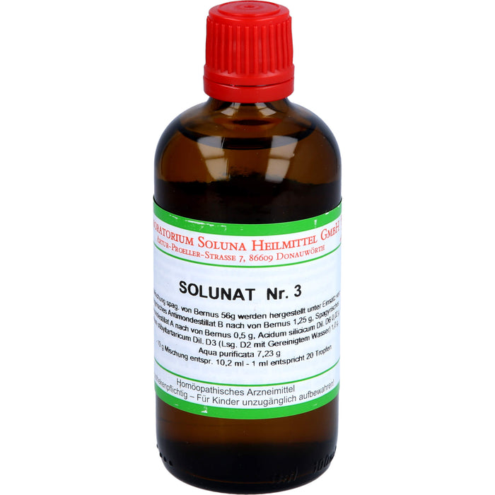 Solunat Nr. 3 Tropfen, 100 ml Lösung