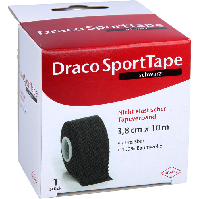 Dracotapeverband 10mx3,8cm schwarz, 1 St VER
