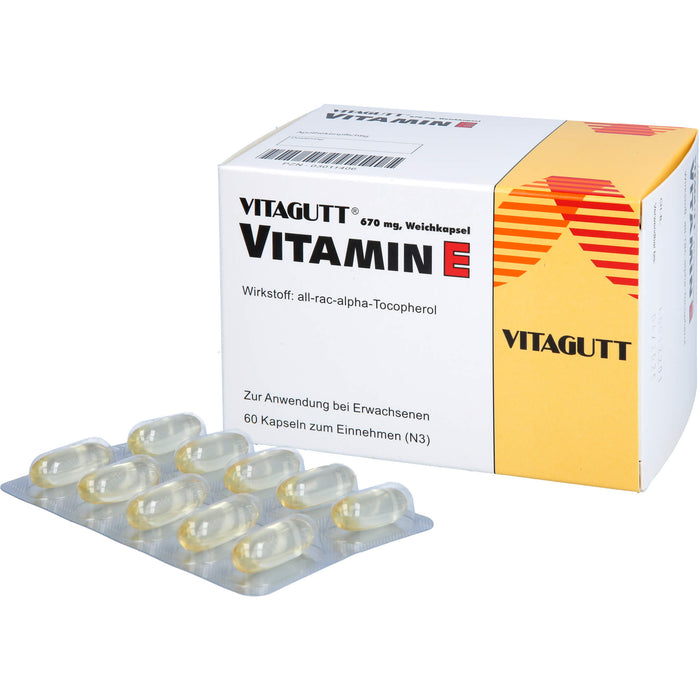 Vitagutt® Vitamin E 670 mg, Weichkapsel, 60 St WKA