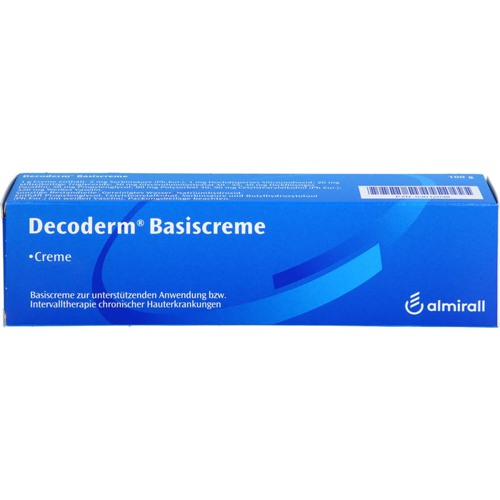 Decoderm Basiscreme zur Intervalltherapie chronischer Hauterkrankungen, 100 g Creme