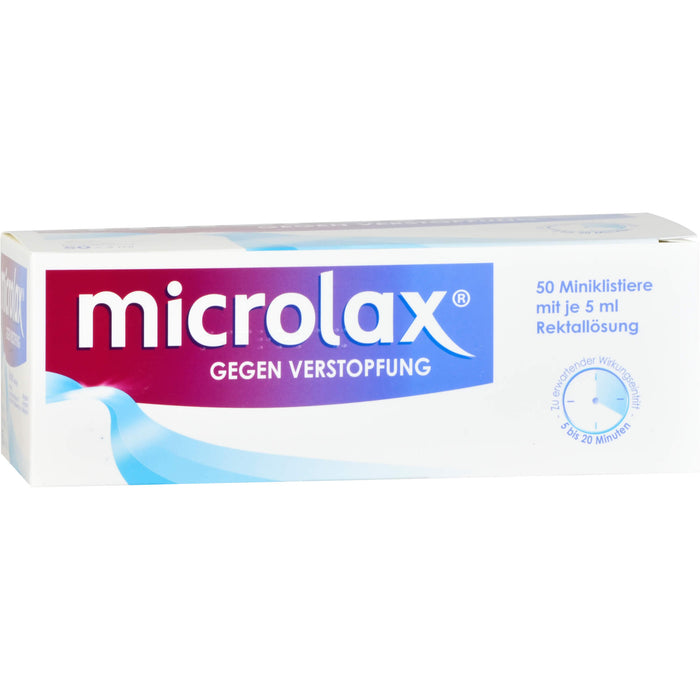 Microlax kohlpharma Rektallösung, 50 St. Klistiere