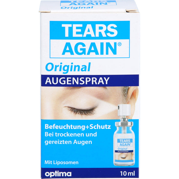 TEARS AGAIN Augenspray, zur verbesserten Befeuchtung der Augen und Augenlider, 10 ml Lösung