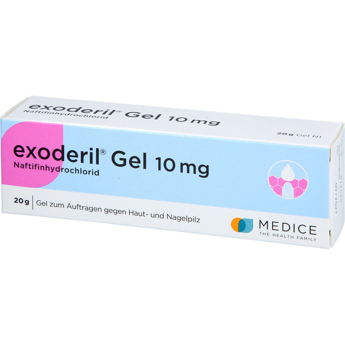 exoderil Gel gegen Haut- und Nagelpilz, 20 g Gel