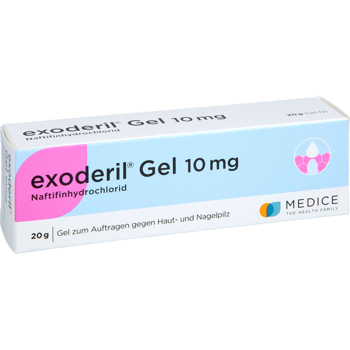 exoderil Gel gegen Haut- und Nagelpilz, 20 g Gel