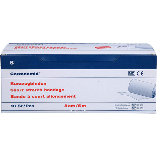Cottonamid Kurzzug-Binde 8 cm x 5 m, 10 St. Binde
