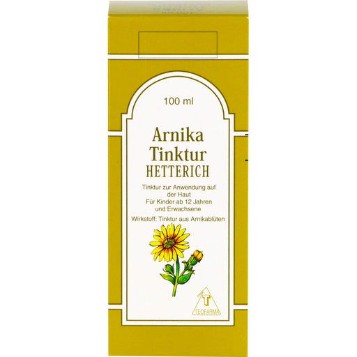 Arnikatinktur Hetterich, 100 ml Lösung