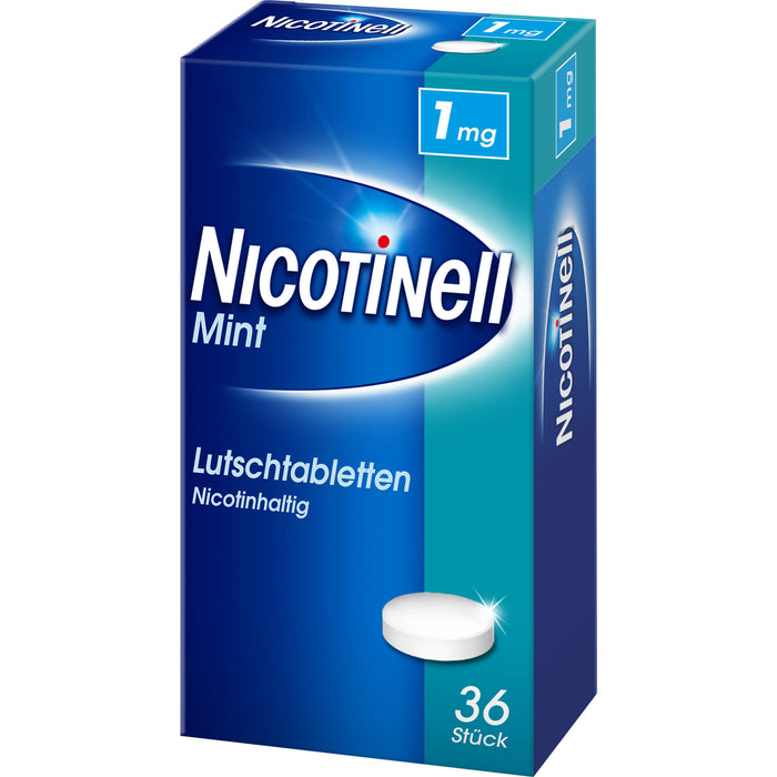 Nicotinell Mint Lutschtabletten zur Raucherentwöhnung, 36 St. Tabletten