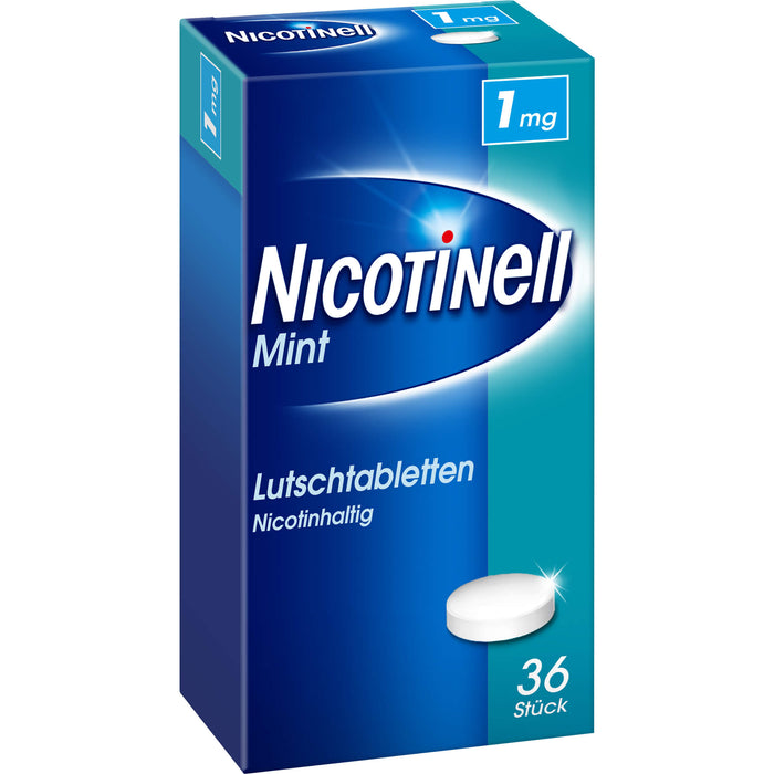 Nicotinell Mint Lutschtabletten zur Raucherentwöhnung, 36 St. Tabletten