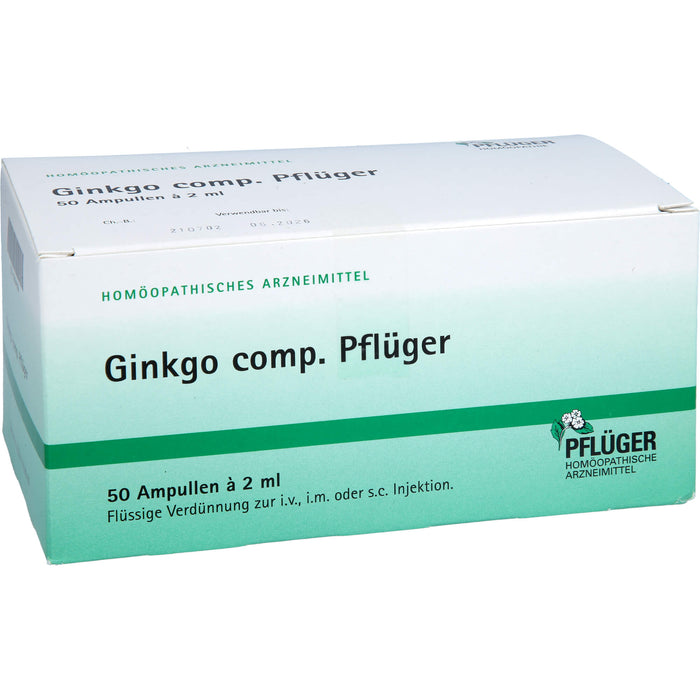 Pflüger Ginkgo comp. flüssige Verdünnung, 50 St. Ampullen
