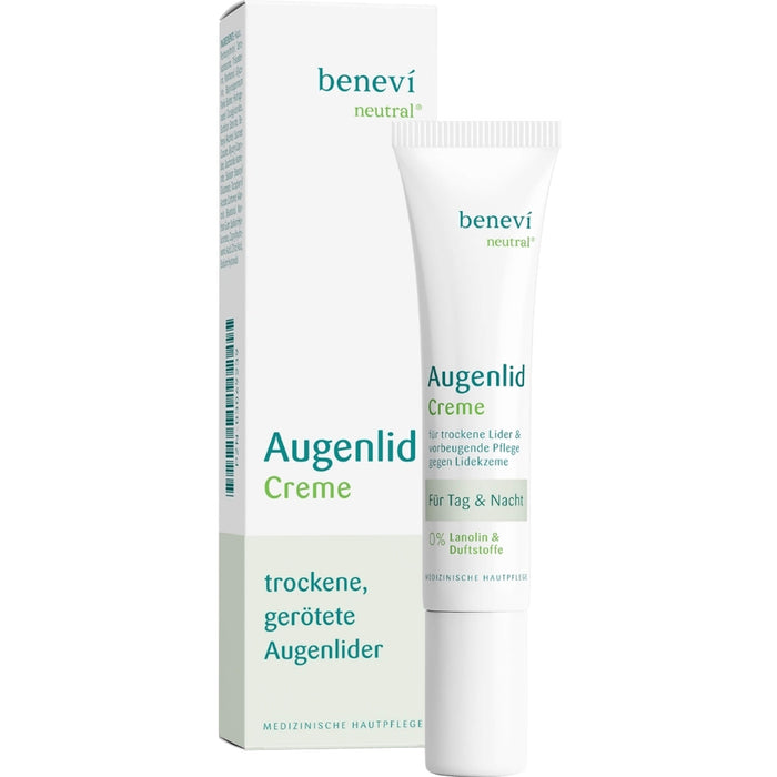 BENEVI NEUTRAL Augenlid-Creme, 15 ml Cream