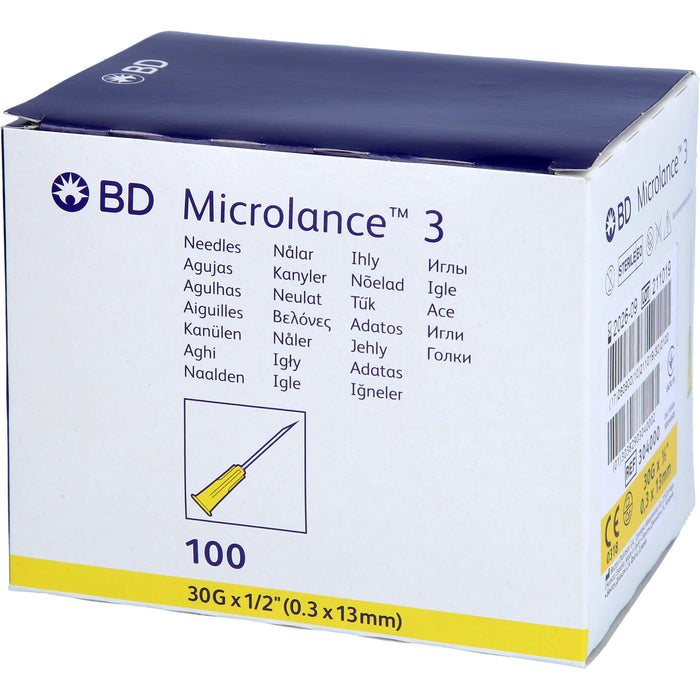 BD Microlance 3 Sonderkanülen 30 G 1/2 0,3 x 13 mm, 100 St. Kanülen