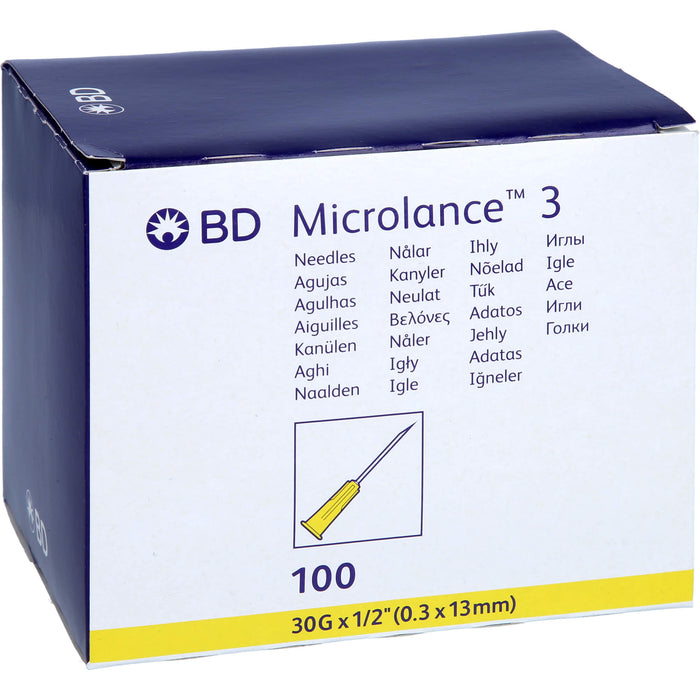 BD Microlance 3 Sonderkanülen 30 G 1/2 0,3 x 13 mm, 100 St. Kanülen
