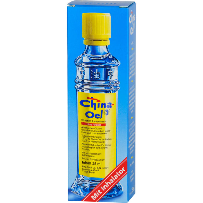 China-Oel mit Inhalator, 25 ml Etheric oil