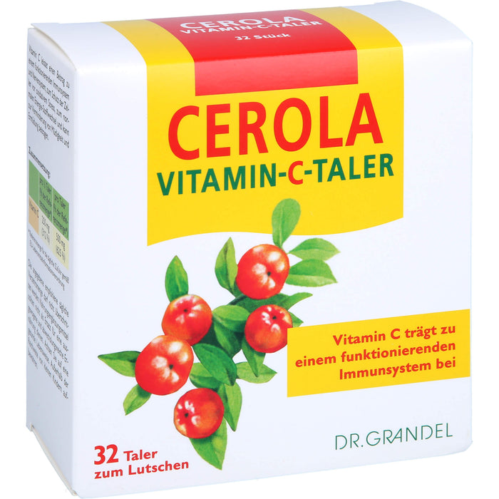 Cerola Vitamin C Taler Gra, 32 St