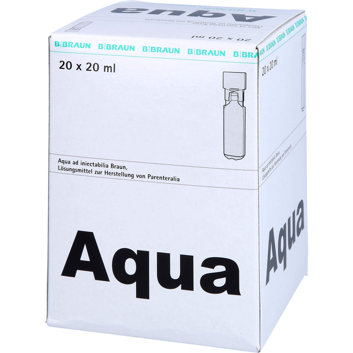 BRAUN Aqua ad injectabilia Ampullen, 20 St. Ampullen