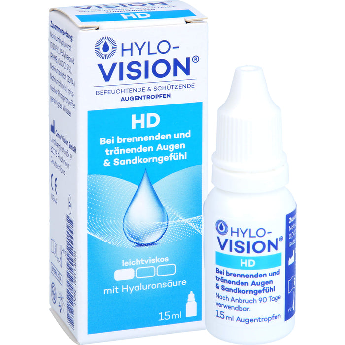 Hylo-Vision HD Augentropfen, 15 ml Lösung