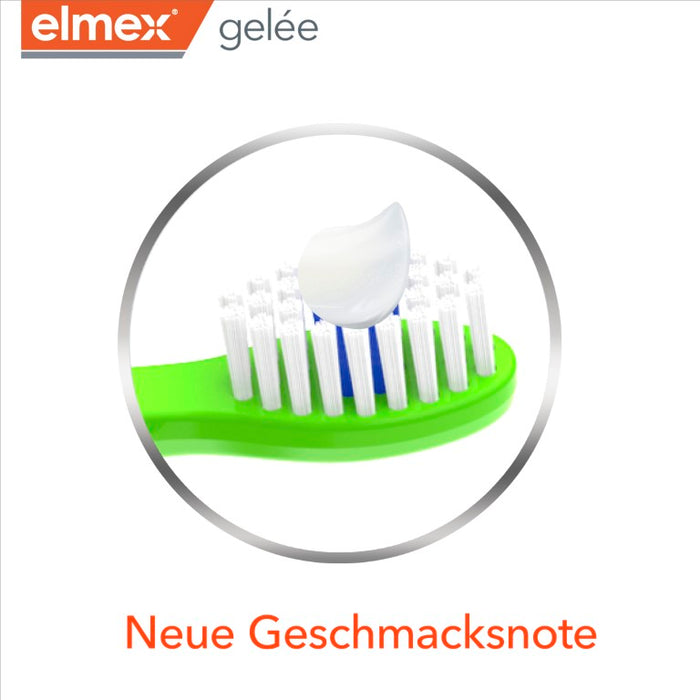 elmex gelée Fluorid Zahnpasta zum Schutz vor Karies und schmerzempfindlichen Zähnen, 25 g Gel