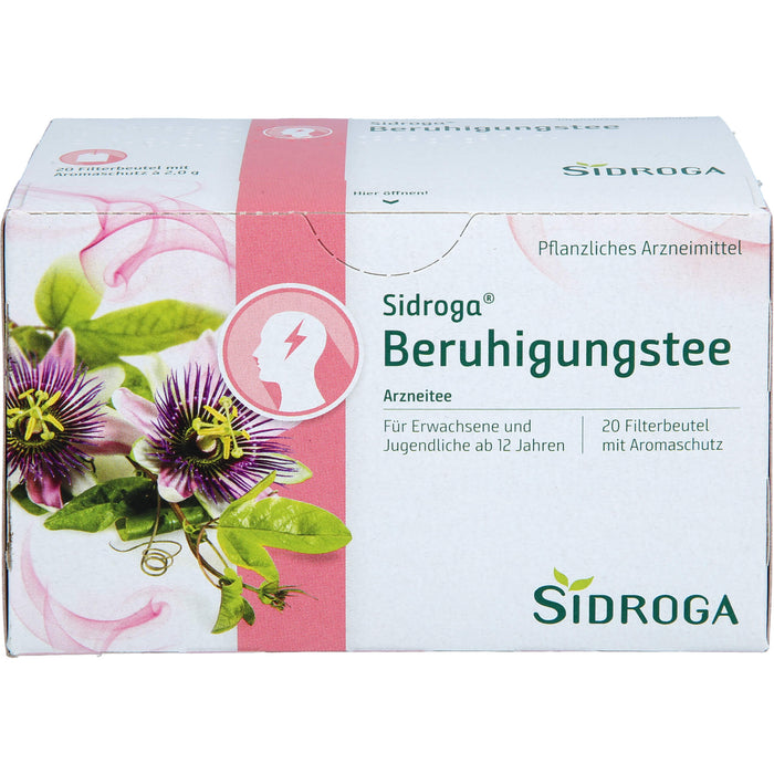 Sidroga Beruhigungstee bei nervösen Unruhezuständen, 20 St. Filterbeutel