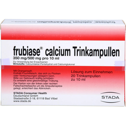 frubiase Calcium Trinkampullen, 20 St. Ampullen