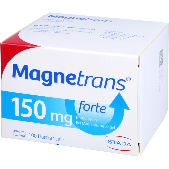 Magnetrans forte 150 mg Hartkapseln bei Magnesiummangel, 100 St. Kapseln