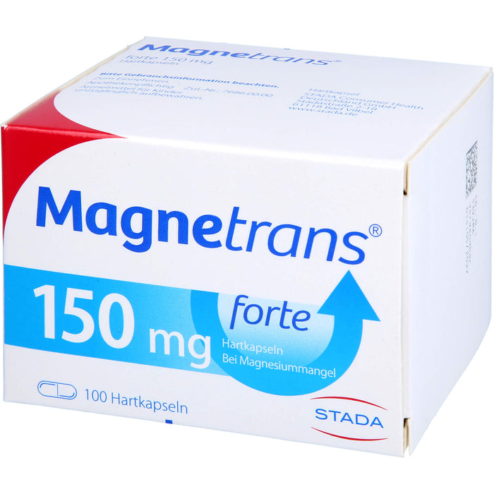 Magnetrans forte 150 mg Hartkapseln bei Magnesiummangel, 100 St. Kapseln
