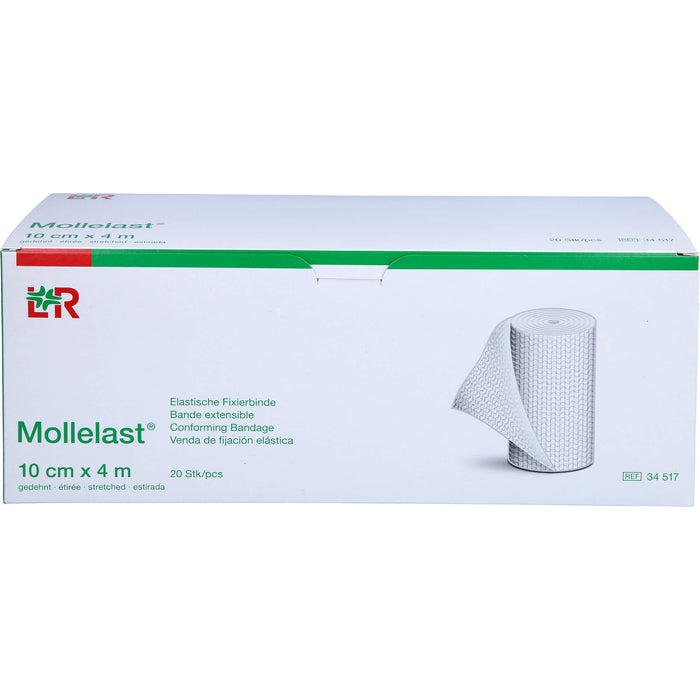 Mollelast elastische Fixierbinde 10 cm x 4 m, 20 St. Binde