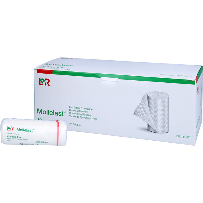 Mollelast elastische Fixierbinde 10 cm x 4 m, 20 St. Binde