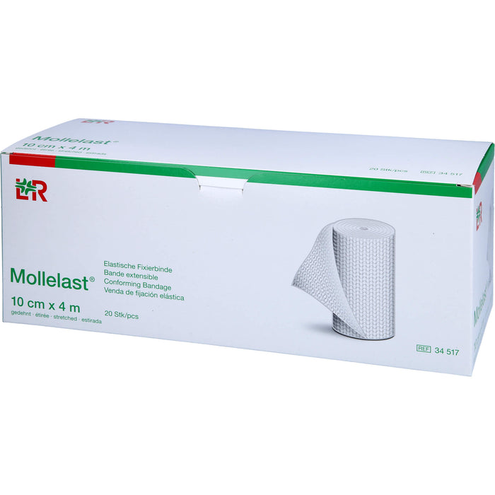 Mollelast elastische Fixierbinde 10 cm x 4 m, 20 St. Binde