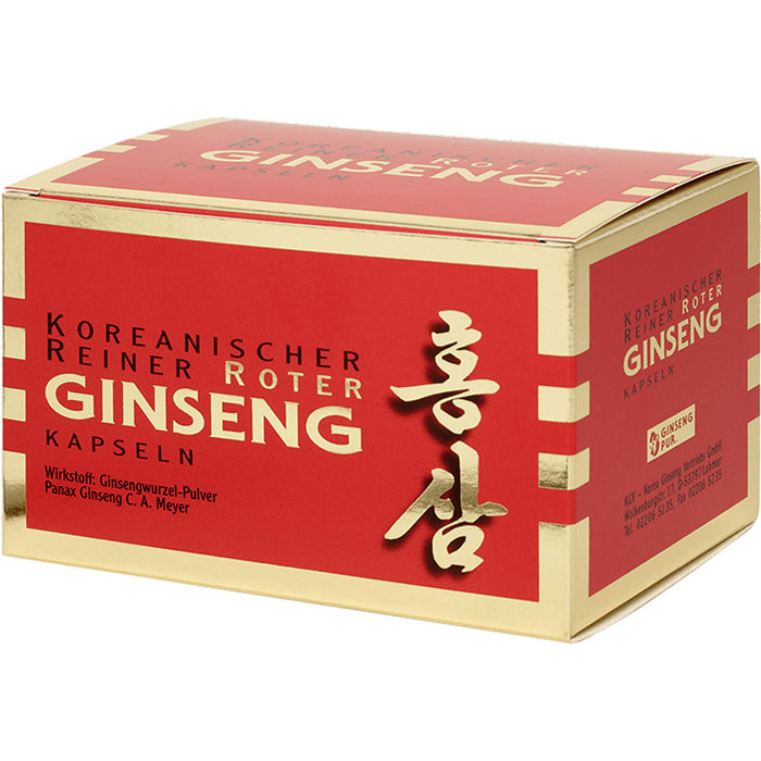 Koreanischer reiner roter Ginseng 300 mg Wurzelpulver Kapseln, 200 St. Kapseln