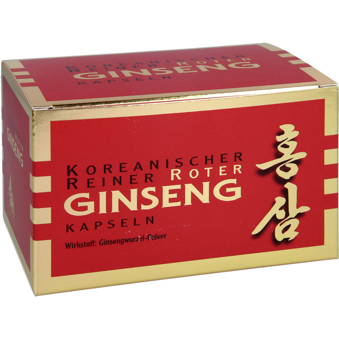 Koreanischer reiner roter Ginseng 300 mg Wurzelpulver Kapseln, 200 St. Kapseln