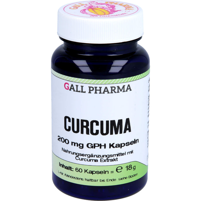 GALL PHARMA Curcuma 200 mg GPH Kapseln, 60 St. Kapseln