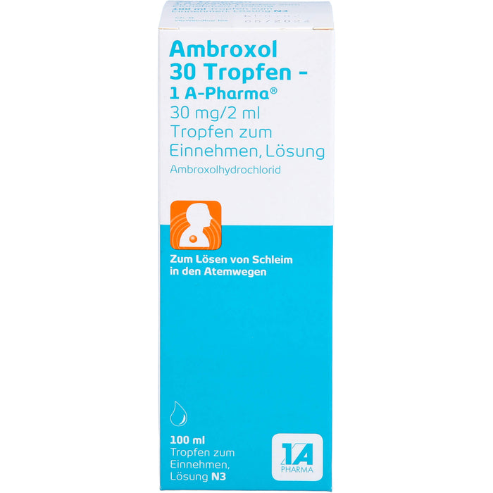 Ambroxol 30 Tropfen - 1A-Pharma®, 100 ml LOE