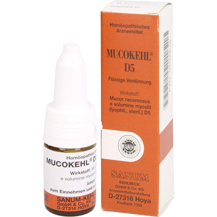 SANUM-KEHLBECK Mucokehl D5 flüssige Verdünnung, 10 ml Lösung