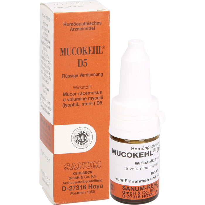 SANUM-KEHLBECK Mucokehl D5 flüssige Verdünnung, 10 ml Lösung
