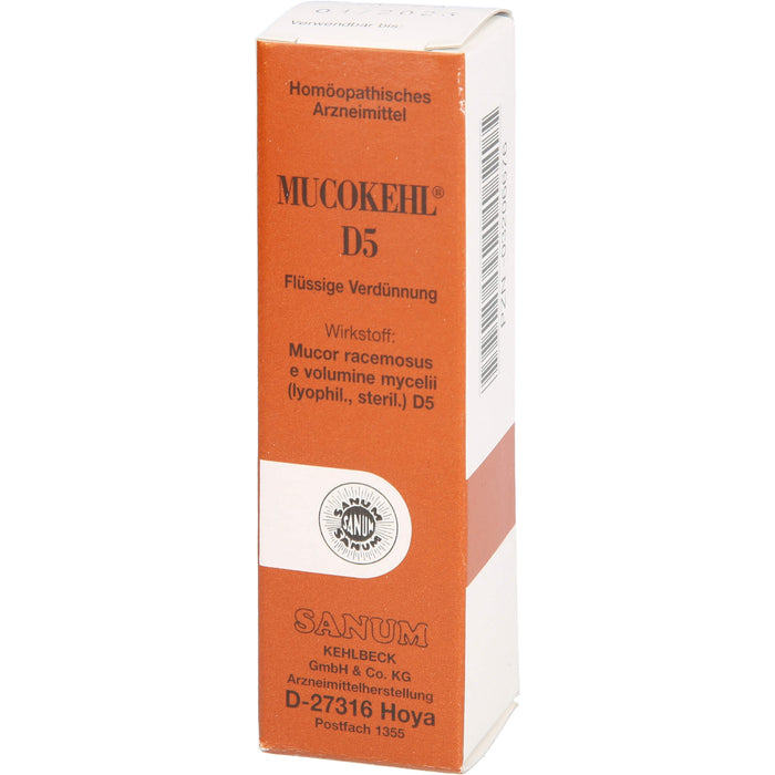 SANUM-KEHLBECK Mucokehl D5 flüssige Verdünnung, 10 ml Lösung