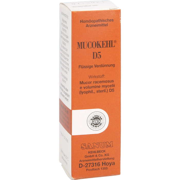 SANUM-KEHLBECK Mucokehl D5 flüssige Verdünnung, 10 ml Lösung