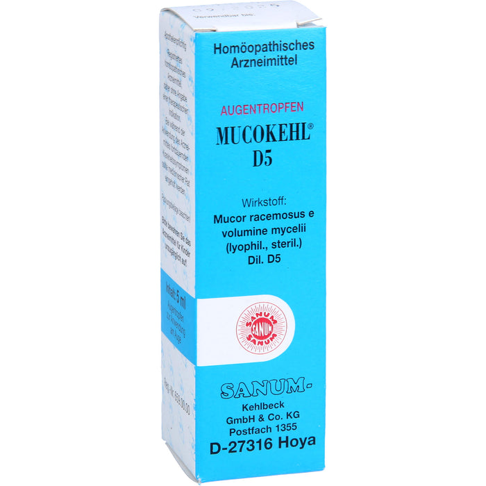 SANUM-KEHLBECK Mucokehl D5 Augentropfen, 5 ml Lösung