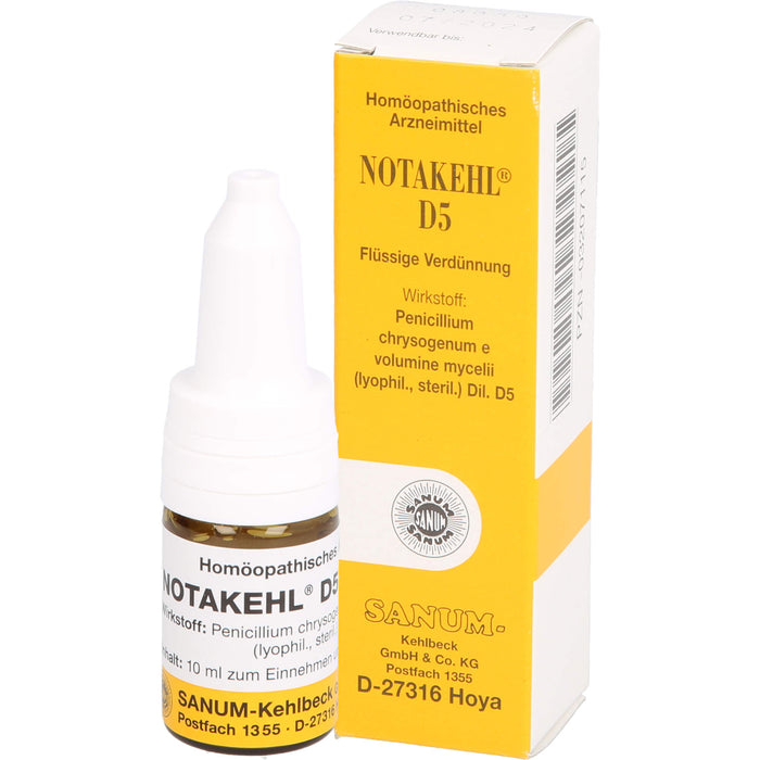 SANUM-KEHLBECK Notakehl D5 flüssige Verdünnung, 10 ml Lösung