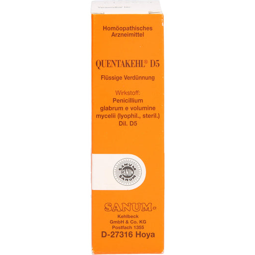 SANUM-KEHLBECK Quentakehl D5 flüssige Verdünnung, 10 ml Lösung