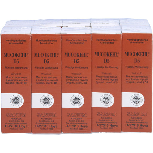 SANUM-KEHLBECK Mucokehl D5 flüssige Verdünnung, 10 St. Flaschen