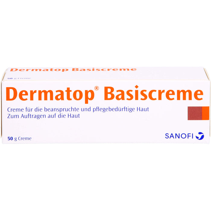Dermatop Basiscreme für beanspruchte und pflegebedürftige Haut, 50 g Cream