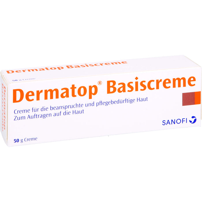 Dermatop Basiscreme für beanspruchte und pflegebedürftige Haut, 50 g Cream