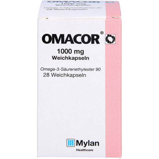 Mylan Omacor 1000 mg Weichkapseln, 28 St. Kapseln